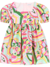 Dolce & Gabbana All-over Floral Dress In Pink