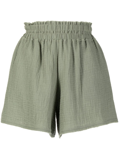 0711 Wasabi Loose-fit Shorts In Green