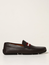 Bally Pearce Grained Leather Loafers In Brown