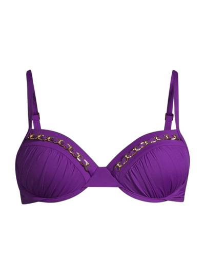 Lilly Pulitzer Dascha Bikini Top In Purple