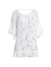 Lilly Pulitzer Atley Ruffle Coverup In Resort White Paradise Found Lace
