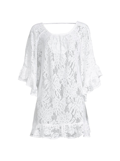 Lilly Pulitzer Atley Ruffle Coverup In White
