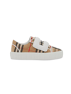 BURBERRY LITTLE KID'S & KID'S MARK LOW-TOP CHECK SNEAKERS