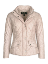 Barbour Flyweight Cavalry Diamond Quilted Jacket In Dusty Mauve
