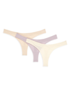 Skin 3-pack Organic Cotton Thong In Biscotti Butterthistle