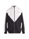 Balmain Black Polyamide Shell Jacket In Eab Noir Blanc