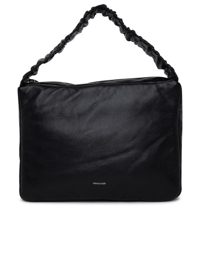 Frenzlauer Black Leather Flyer Crispy Bag