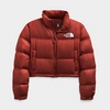 The North Face Nuptse® 700 Fill Power Down Short Jacket In Brick House Red