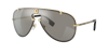 Versace Men's Sunglasses, Ve2243 0 In Light Grey Mirror Silver