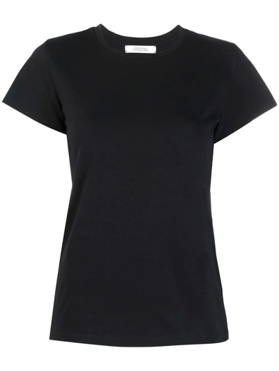 Dorothee Schumacher Shortsleeved Crewneck T-shirt In Black