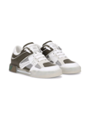 DOLCE & GABBANA COLOUR-BLOCK LEATHER SNEAKERS