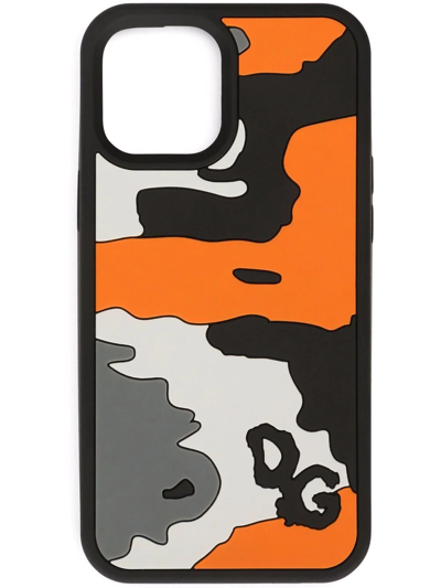 Dolce & Gabbana Camouflage-print Iphone 12 Pro Case In Black