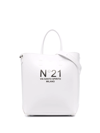 N°21 MEDIUM LOGO-PRINT TOTE BAG