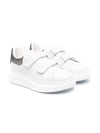 ALEXANDER MCQUEEN LEATHER TOUCH-STRAP SNEAKERS
