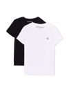 Calvin Klein Logo-print T-shirt In Black