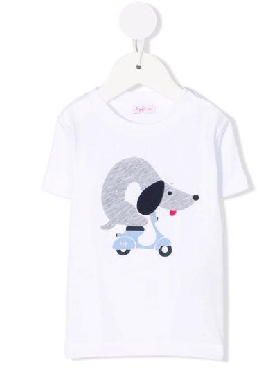 Il Gufo Baby Boys White Cotton T-shirt