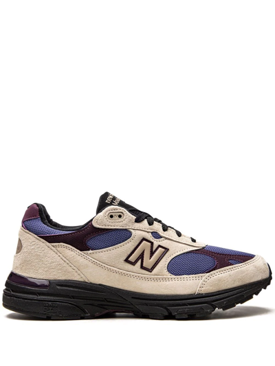New Balance Aimé Leon Dore 993 Suede And Mesh Trainers In Neutrals