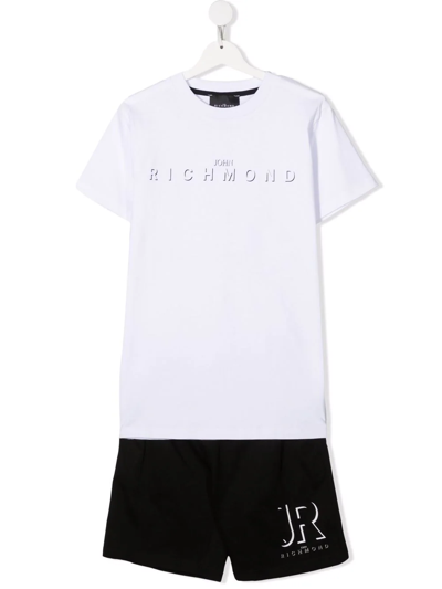 John Richmond Junior Teen Logo-print Tracksuit Set In White