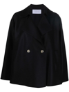 HARRIS WHARF LONDON NOTCHED-COLLAR DOUBLE-BREASTED JACKET