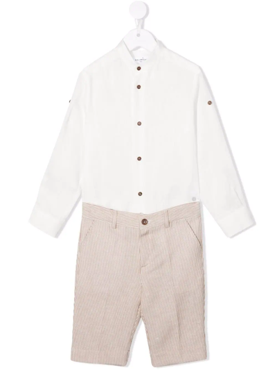 Colorichiari Kids' Two-piece Suit Set In White