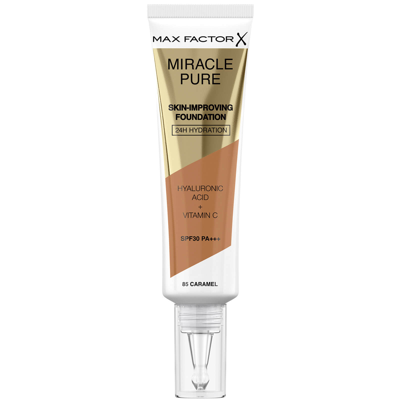 Max Factor Miracle Pure Skin Improving Foundation 30ml (various Shades) - Caramel