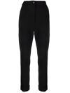 Dolce & Gabbana High-waisted Tailored Trousers In Black