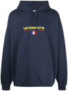 VETEMENTS EMBROIDERED LOGO HOODIE