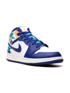 Jordan Air  1 Mid Gs Sneakers In White