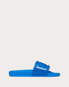 Valentino Men's Summer Vlogo Signature Studded Slide Sandals In Blue