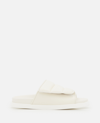 Gia Borghini Women's Gia 3 Padded Leather Slides In Ivory In White