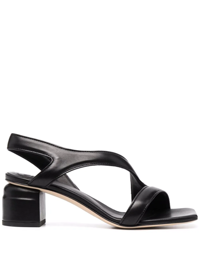Officine Creative Open-toe Leather Sandals In Black