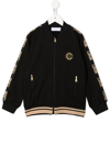 Roberto Cavalli Logo-tape Detail Sweater In Black