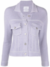 BARRIE FITTED CASHMERE-BLEND CARDIGAN