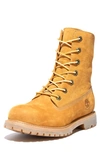 Timberland Authentic Waterproof Teddy Fleece Lined Winter Boot In Wheat Nubuck