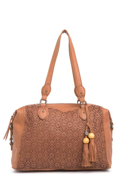 The Sak Laurel Canyon Satchel In Tobacco Moroccan Perf ModeSens