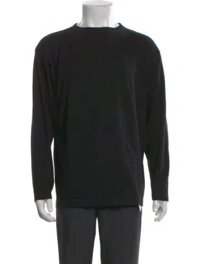 Pre-owned 45r Crew Neck Long Sleeve T-shirt In Black