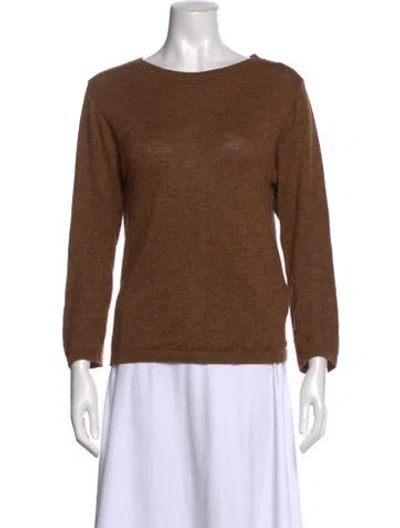 Pre-owned 45r Crew Neck Sweater In Brown