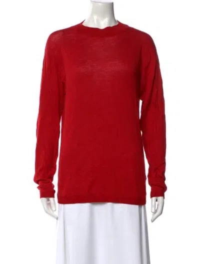 Pre-owned 45r Crew Neck Sweater In Red