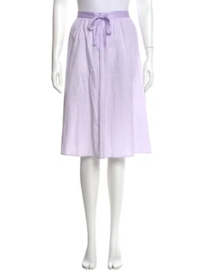 Pre-owned 45r Knee-length Skirt In Purple