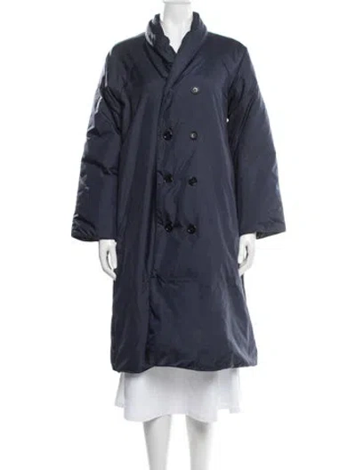 Pre-owned 45r Nylon Down Coat In Blue
