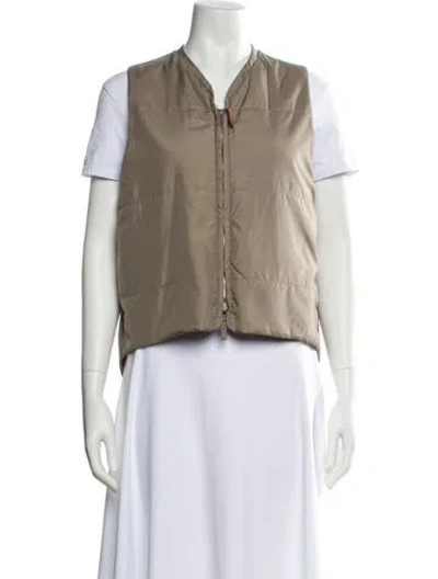 Pre-owned 45r Nylon Vest In Neutral