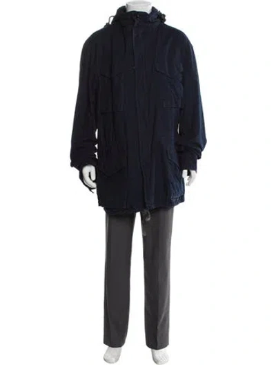 Pre-owned 45r Parka In Blue
