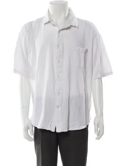 Pre-owned 45r Short Sleeve Shirt In White