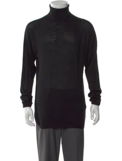 Pre-owned 45r Turtleneck Long Sleeve Pullover In Black