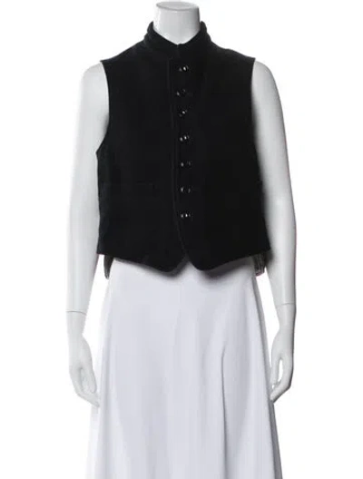Pre-owned 45r Vest In Black