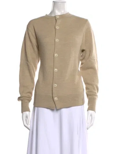 Pre-owned 45r Wool Crew Neck Sweater In Neutral