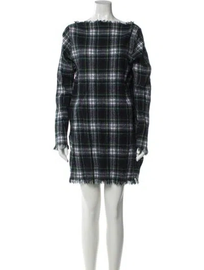 Pre-owned 45r Wool Mini Dress In Blue