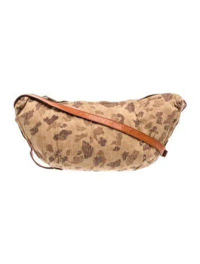 Pre-owned 45rpm Canvas Shoulder Bag In Neutrals