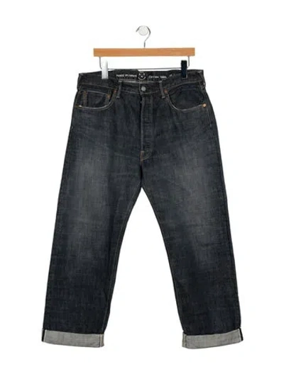 Pre-owned 45rpm High-rise Wide Leg Jeans In Blue