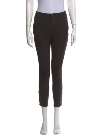 Pre-owned 45rpm Skinny Leg Pants In Gray